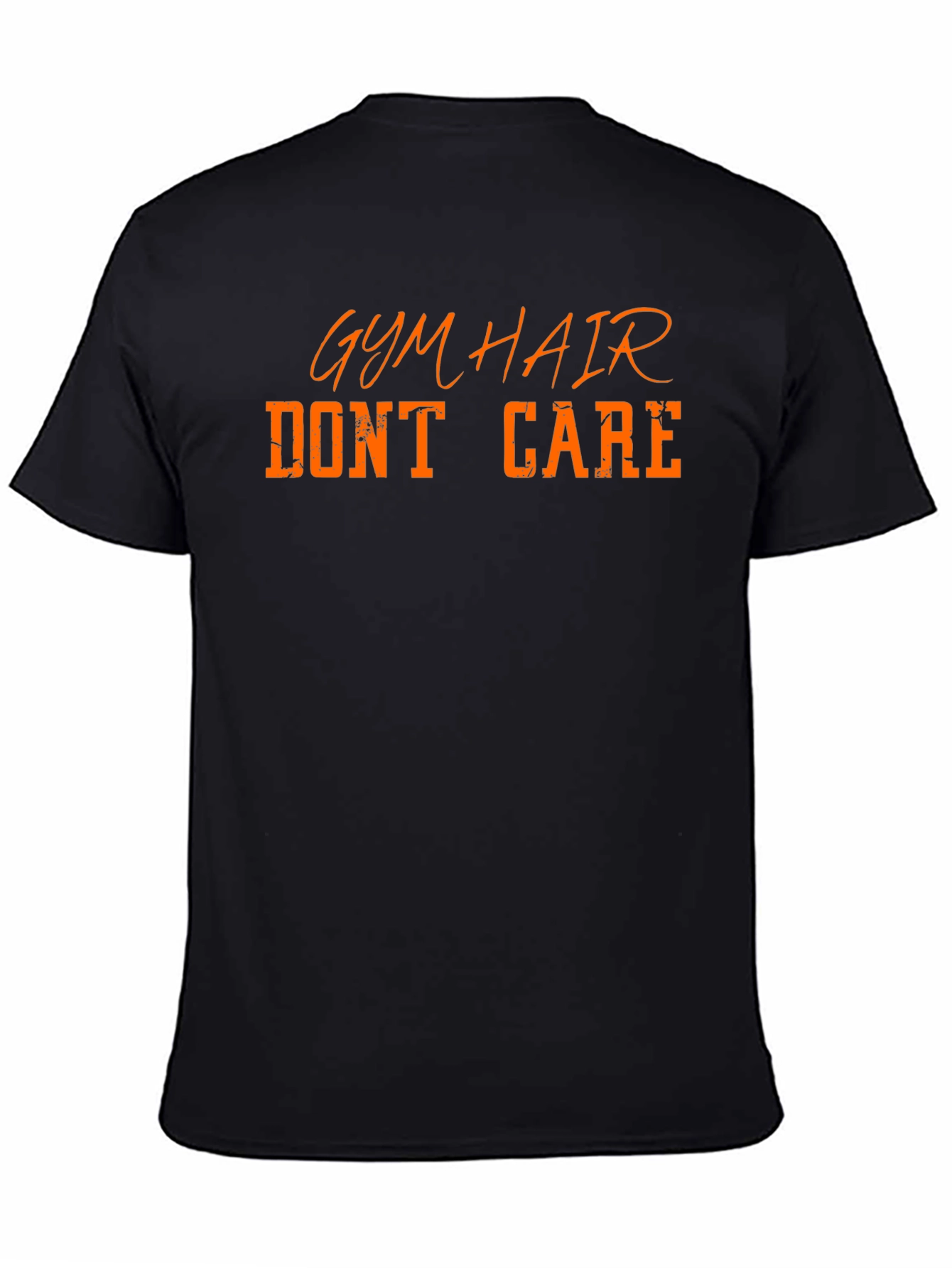 Gym Hair Dont Care Black T-Shirt