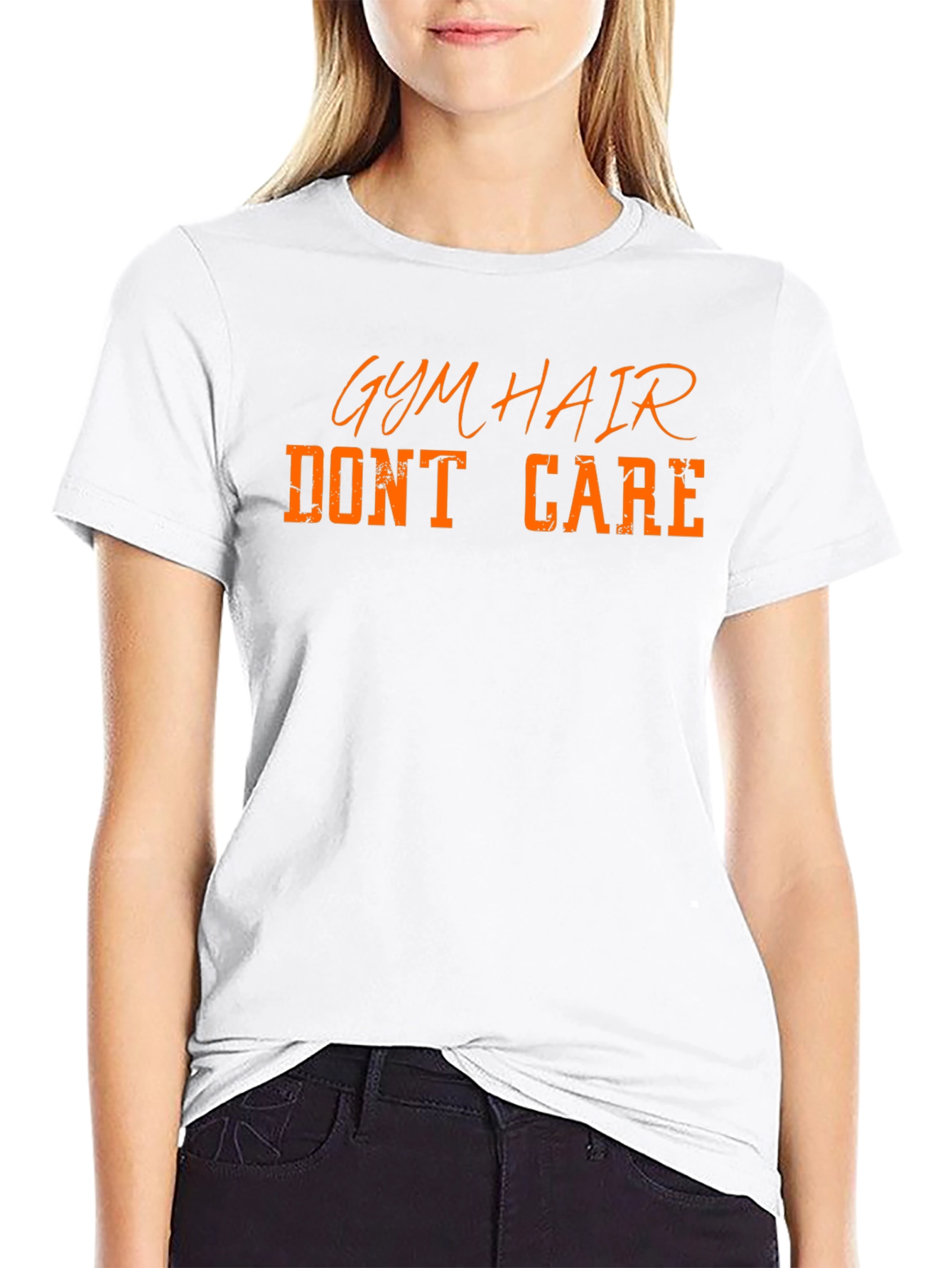Gym Hair Dont Care Black T-Shirt