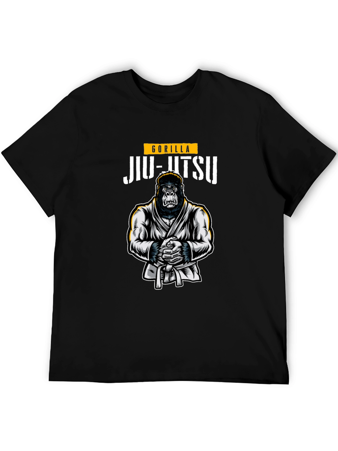 Gorilla Jiu-Jitsu Black Graphic T-Shirt