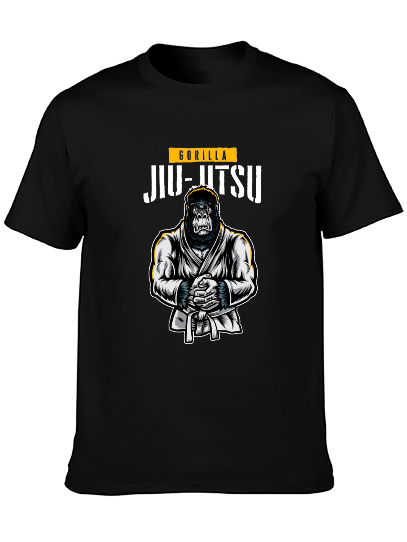 Gorilla Jiu-Jitsu Black Graphic T-Shirt