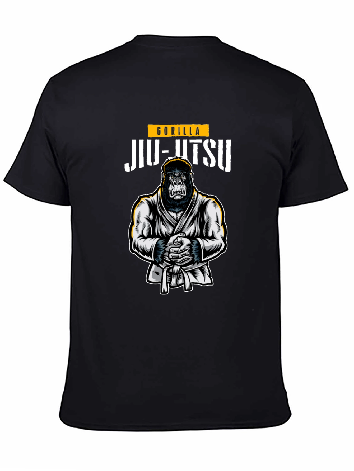 Gorilla Jiu-Jitsu Black Graphic T-Shirt