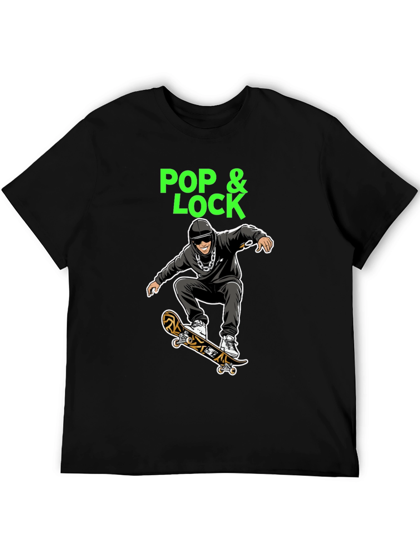 Pop & Lock Skateboarder Graphic Tee