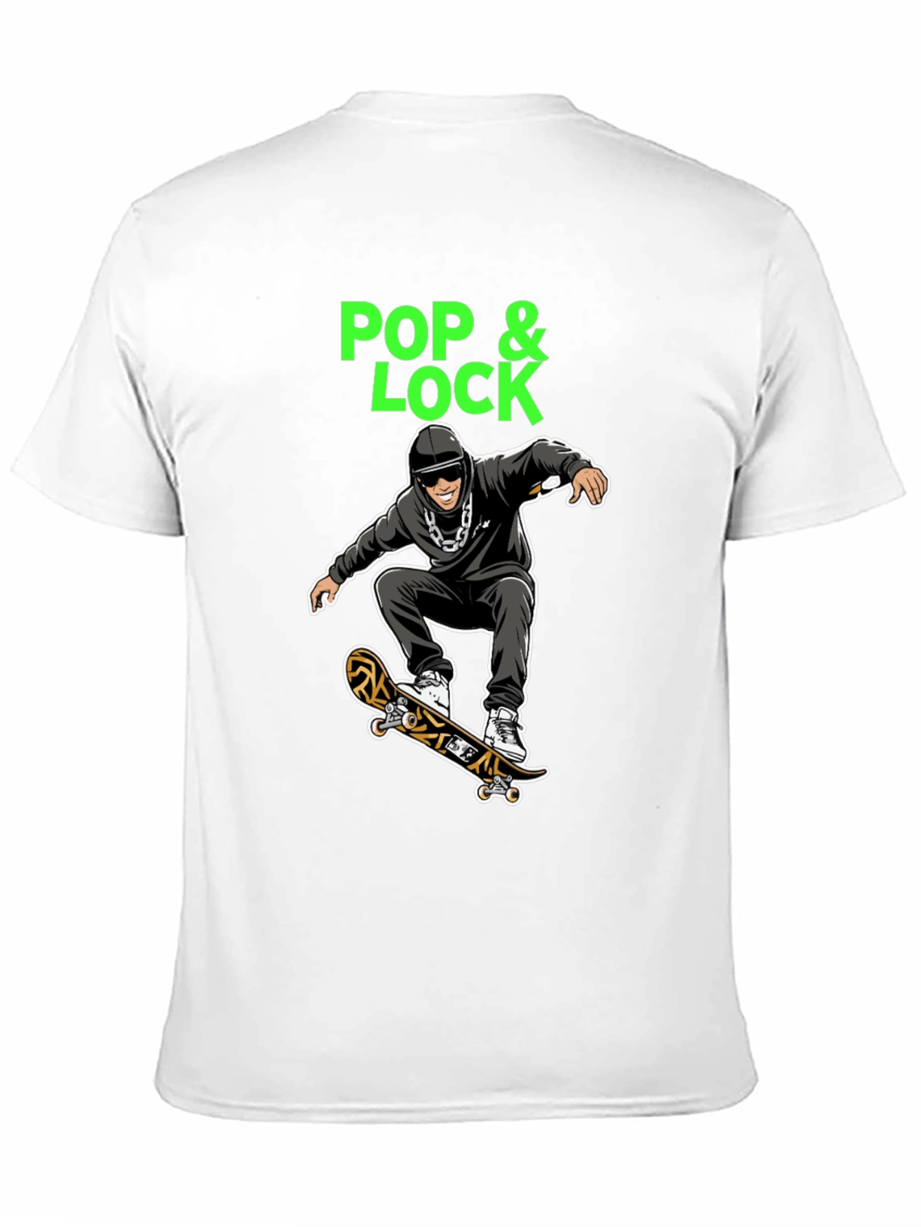 Pop & Lock Skateboarder Graphic Tee
