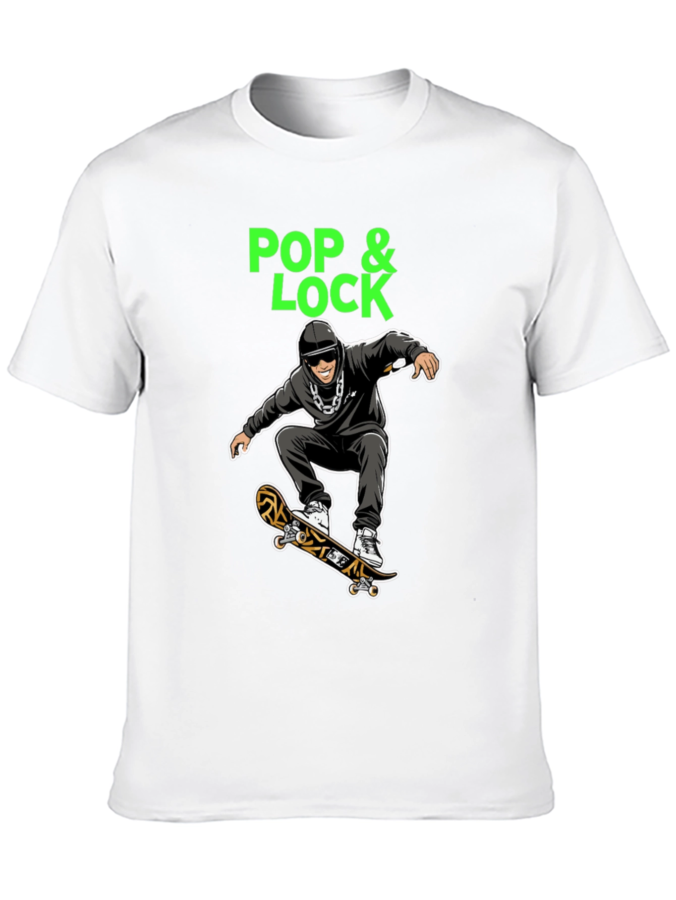 Pop & Lock Skateboarder Graphic Tee