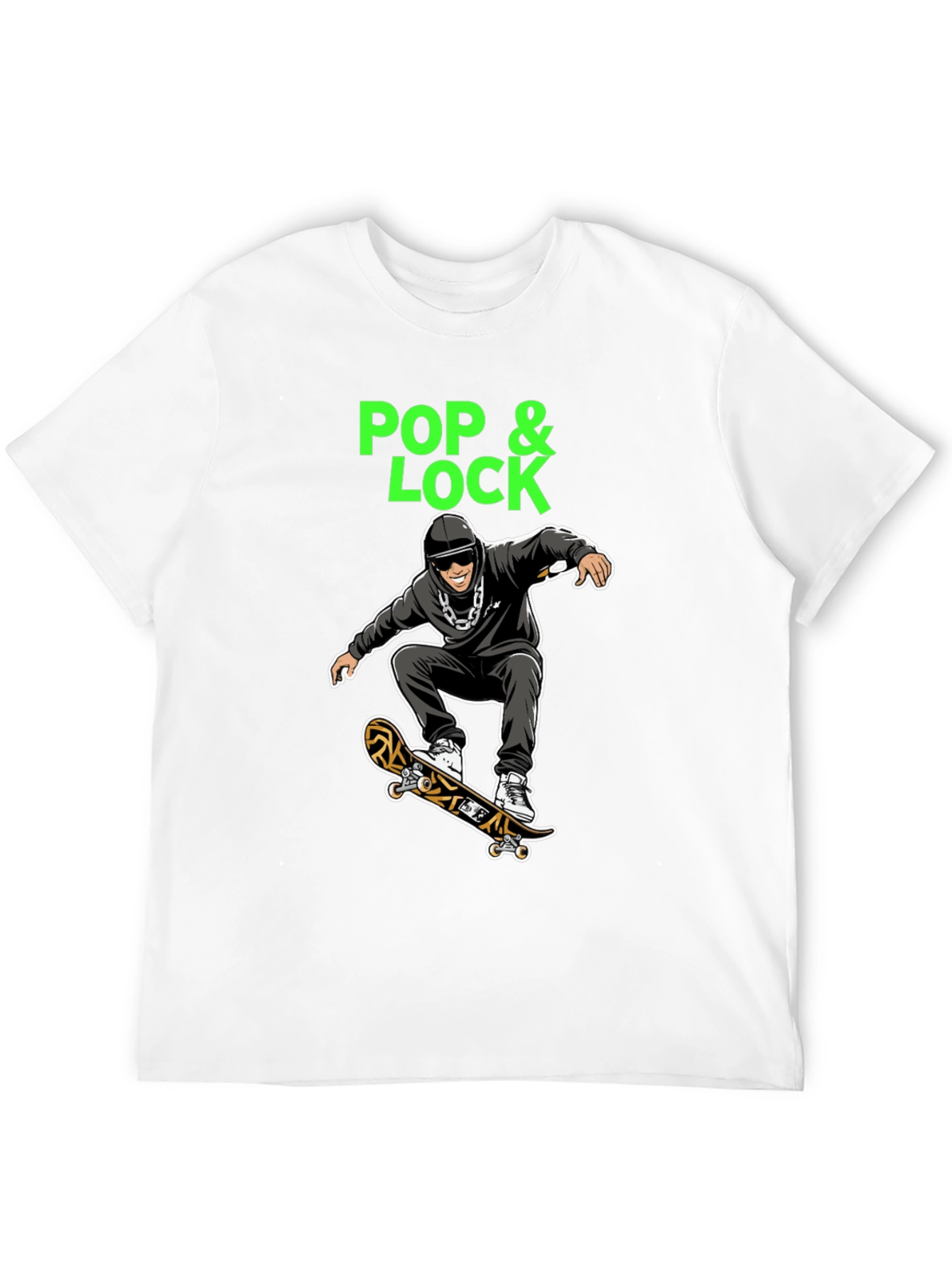 Pop & Lock Skateboarder Graphic Tee