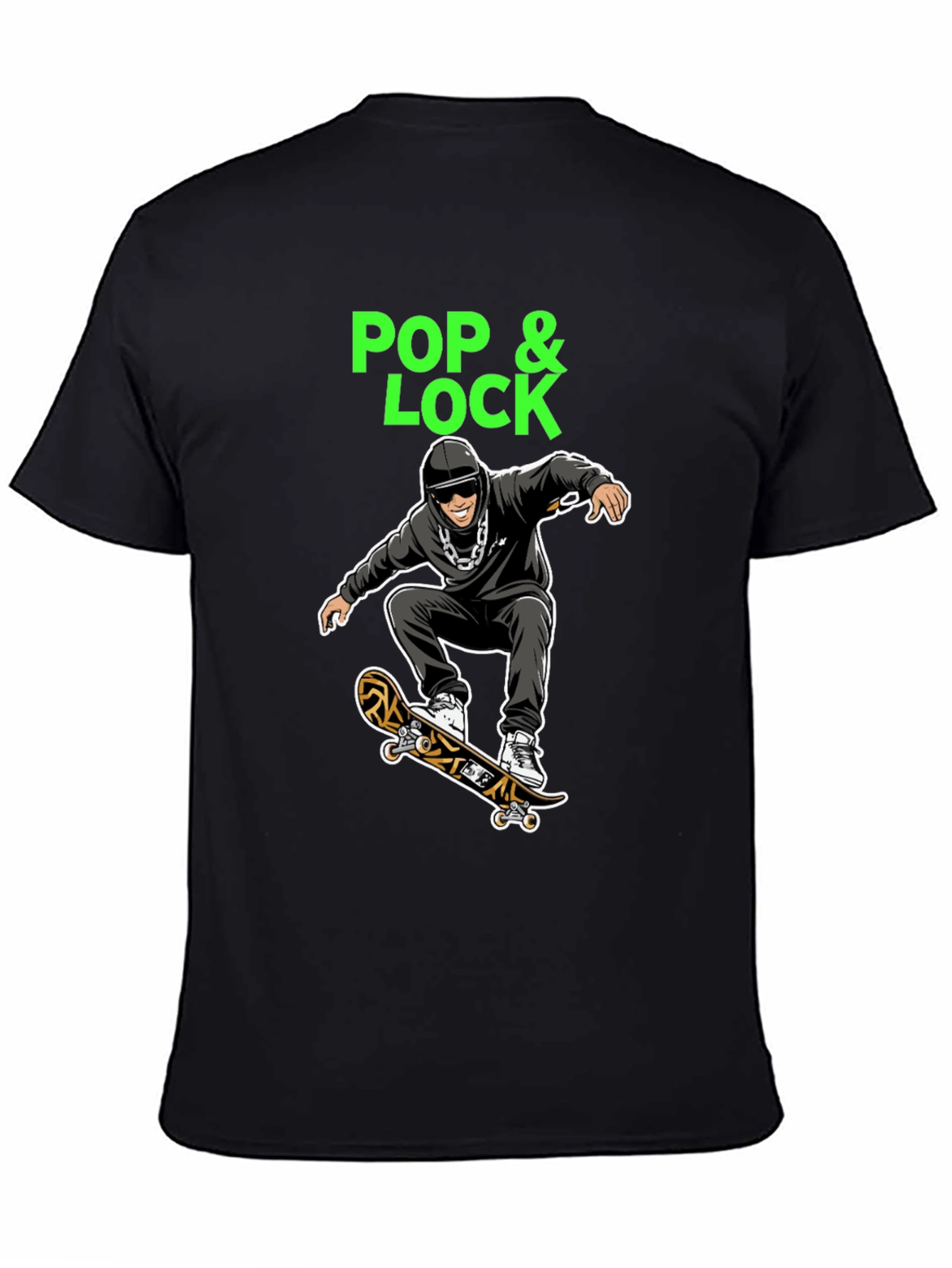 Pop & Lock Skateboarder Graphic Tee