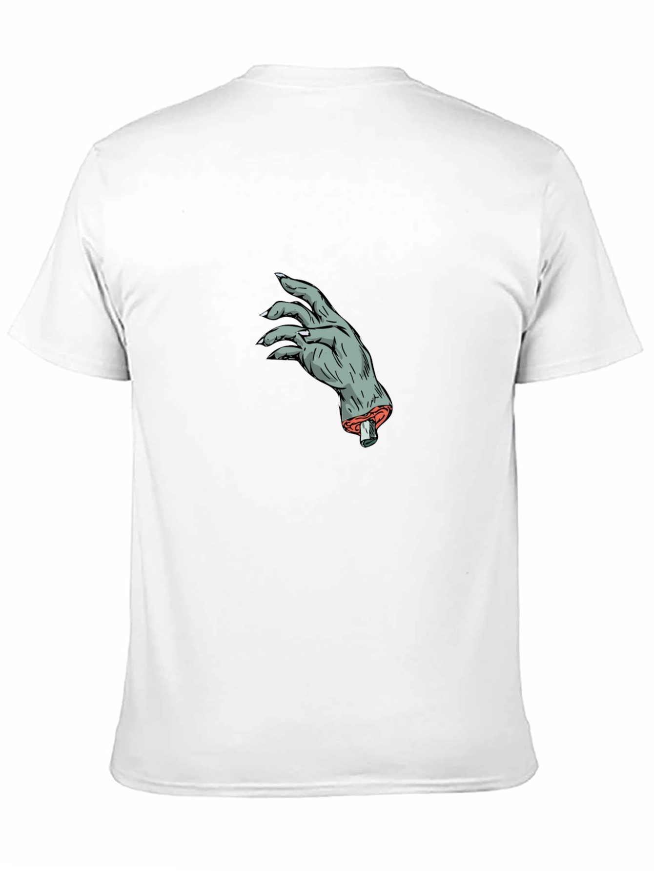 Zombie Hand Graphic Tee - Mens Black T-Shirt