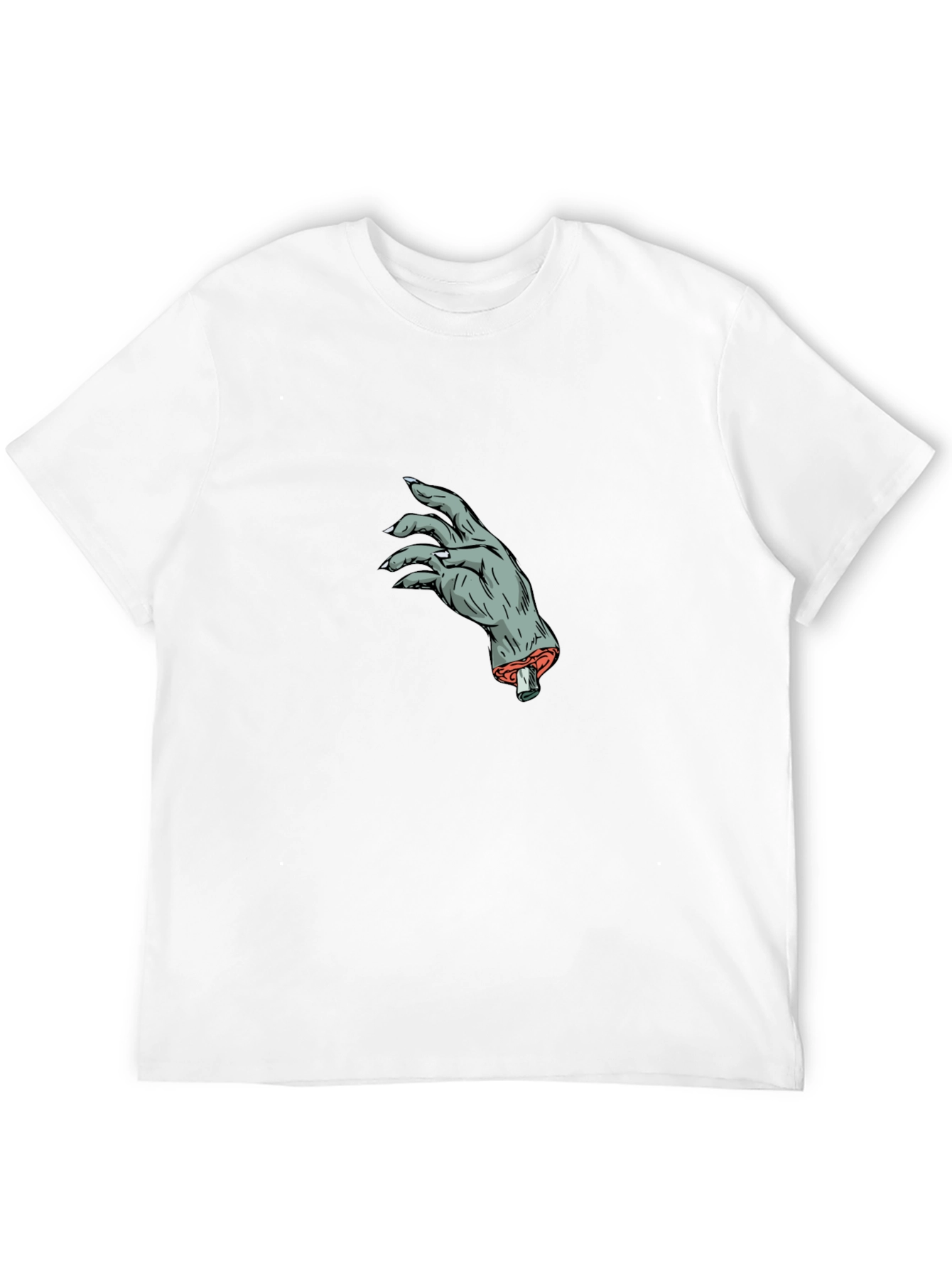Zombie Hand Graphic Tee - Mens Black T-Shirt