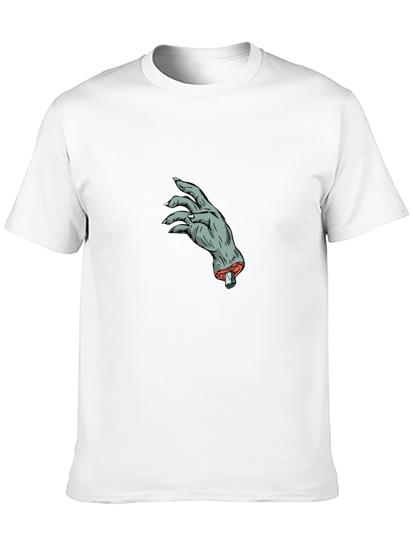 Zombie Hand Graphic Tee - Mens Black T-Shirt