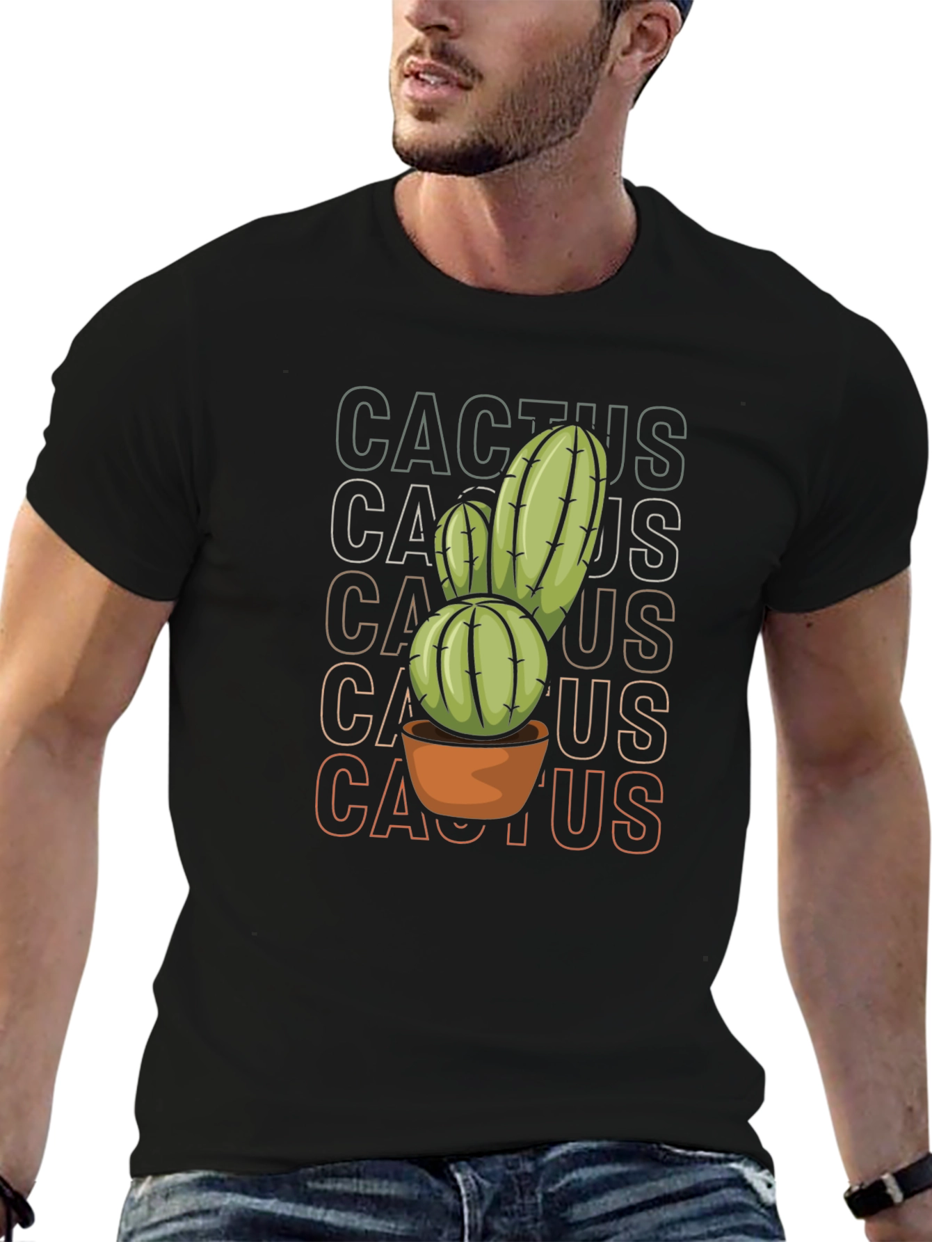 Cool Cactus Graphic Tee - Trendy Plant Lover Shirt