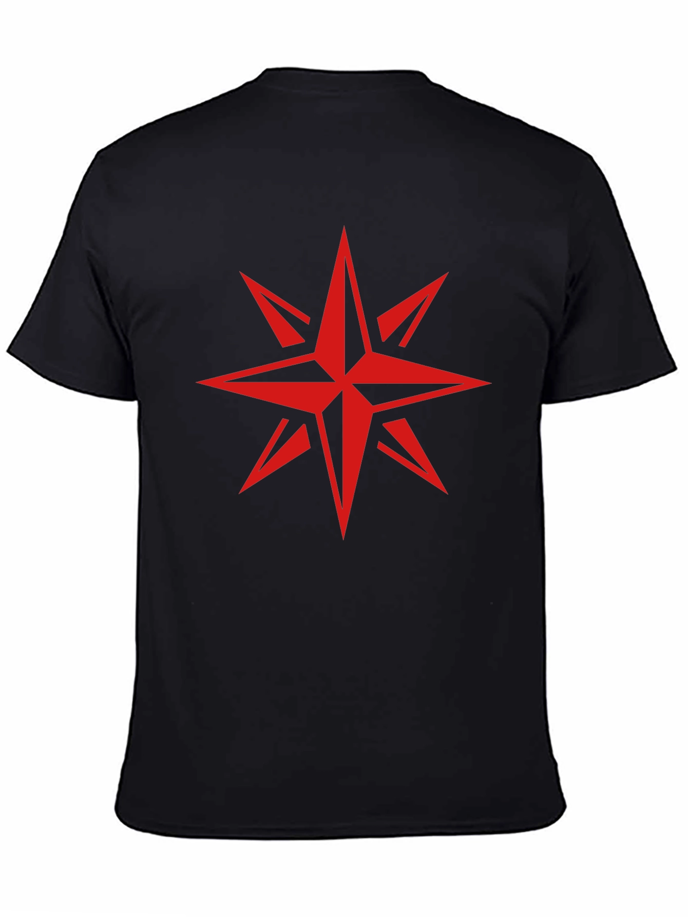 Red Star Compass Black T-Shirt