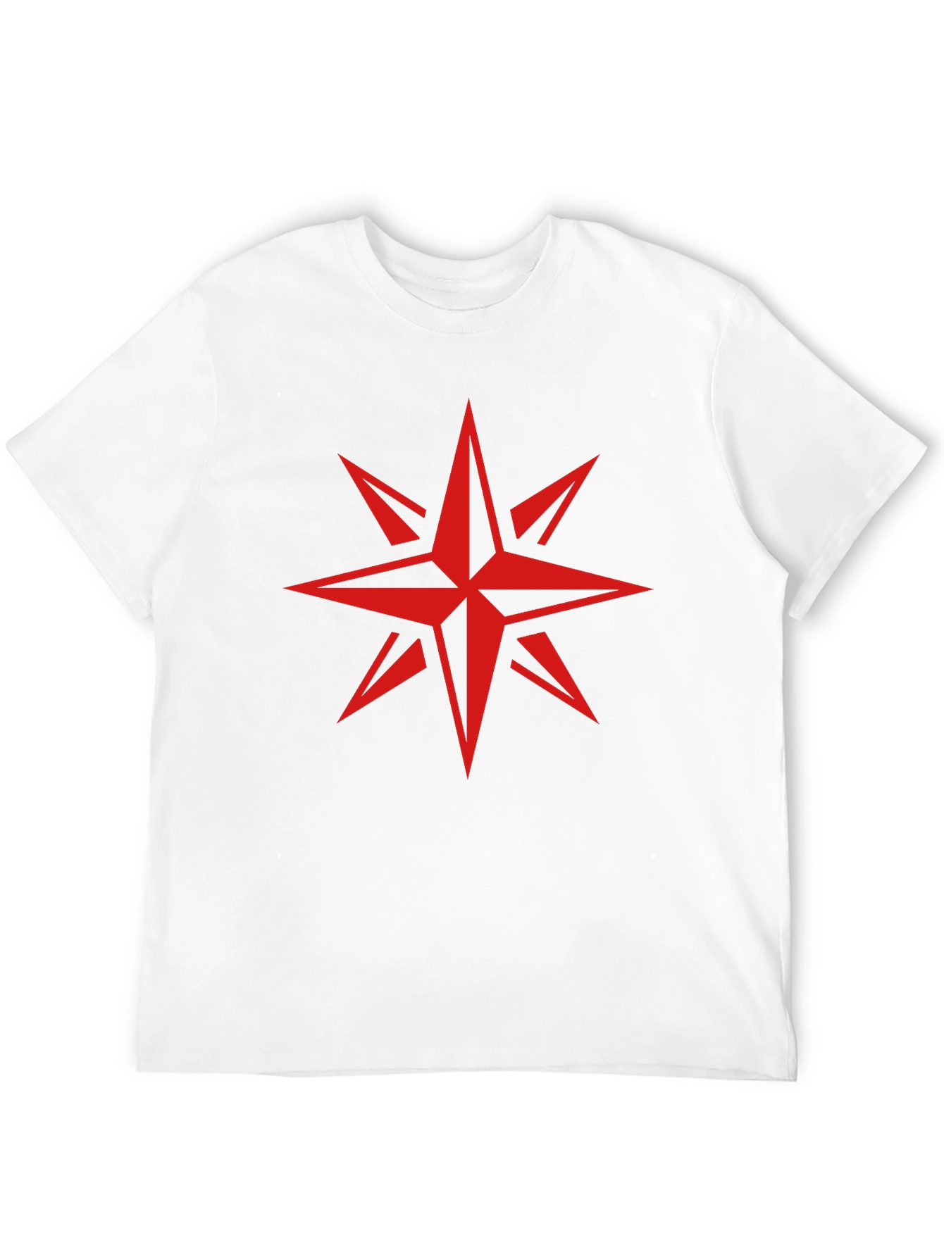 Red Star Compass Black T-Shirt