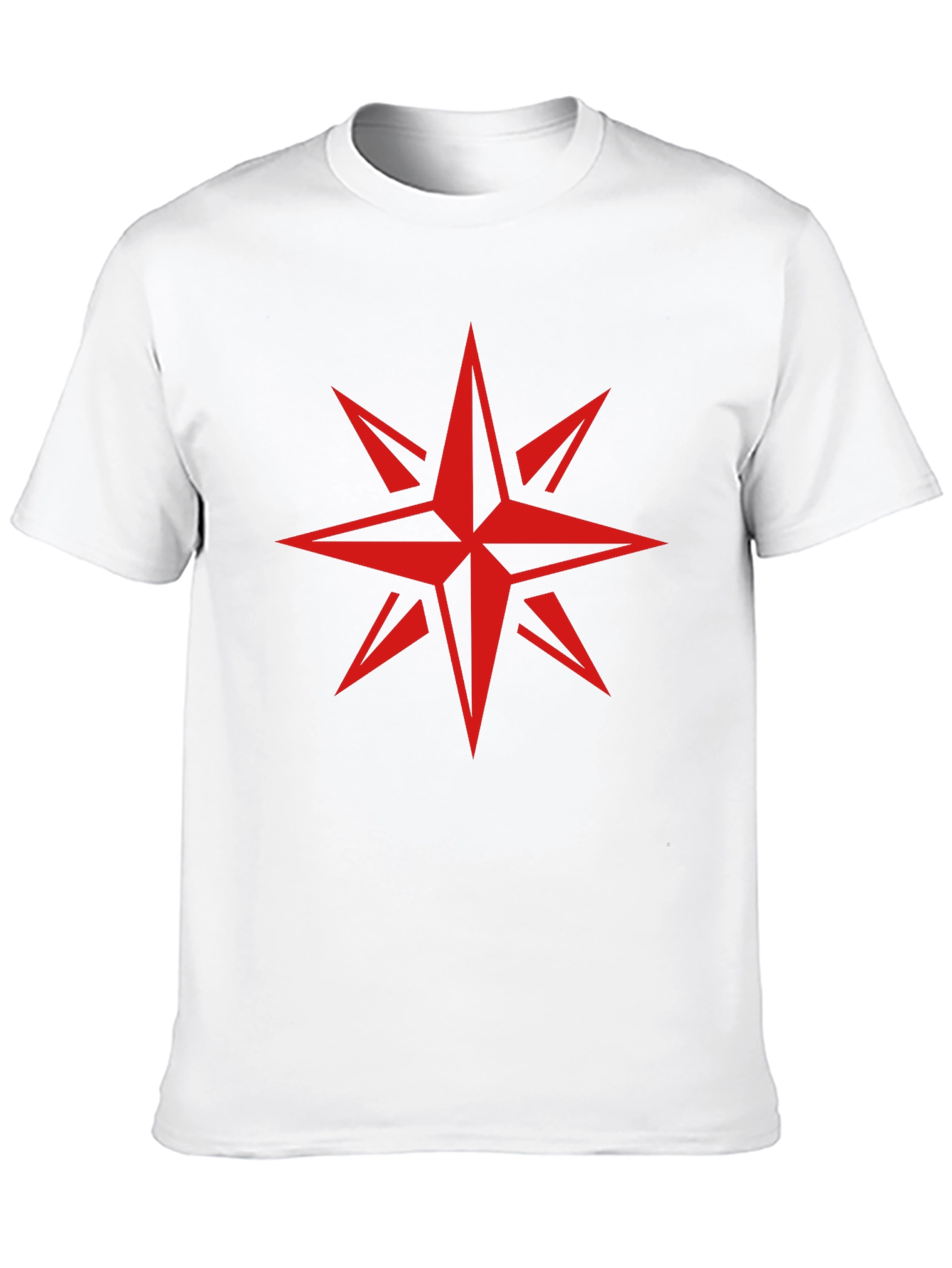 Red Star Compass Black T-Shirt