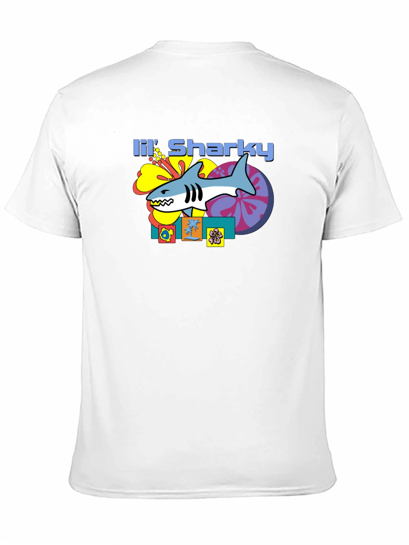 Lil Sharky Graphic T-Shirt - Retro Style