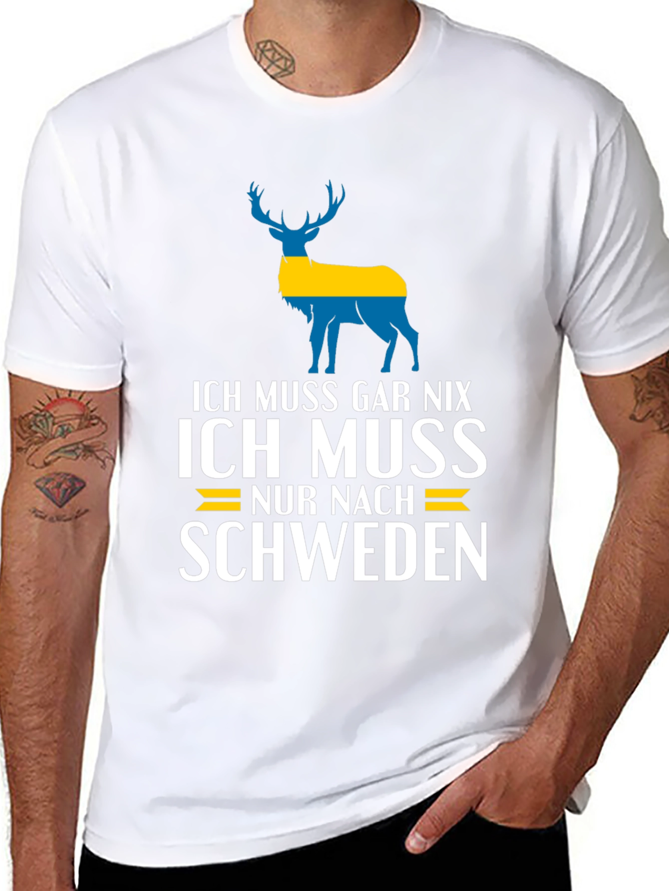 Ich Muss Gar Nix Sweden T-Shirt