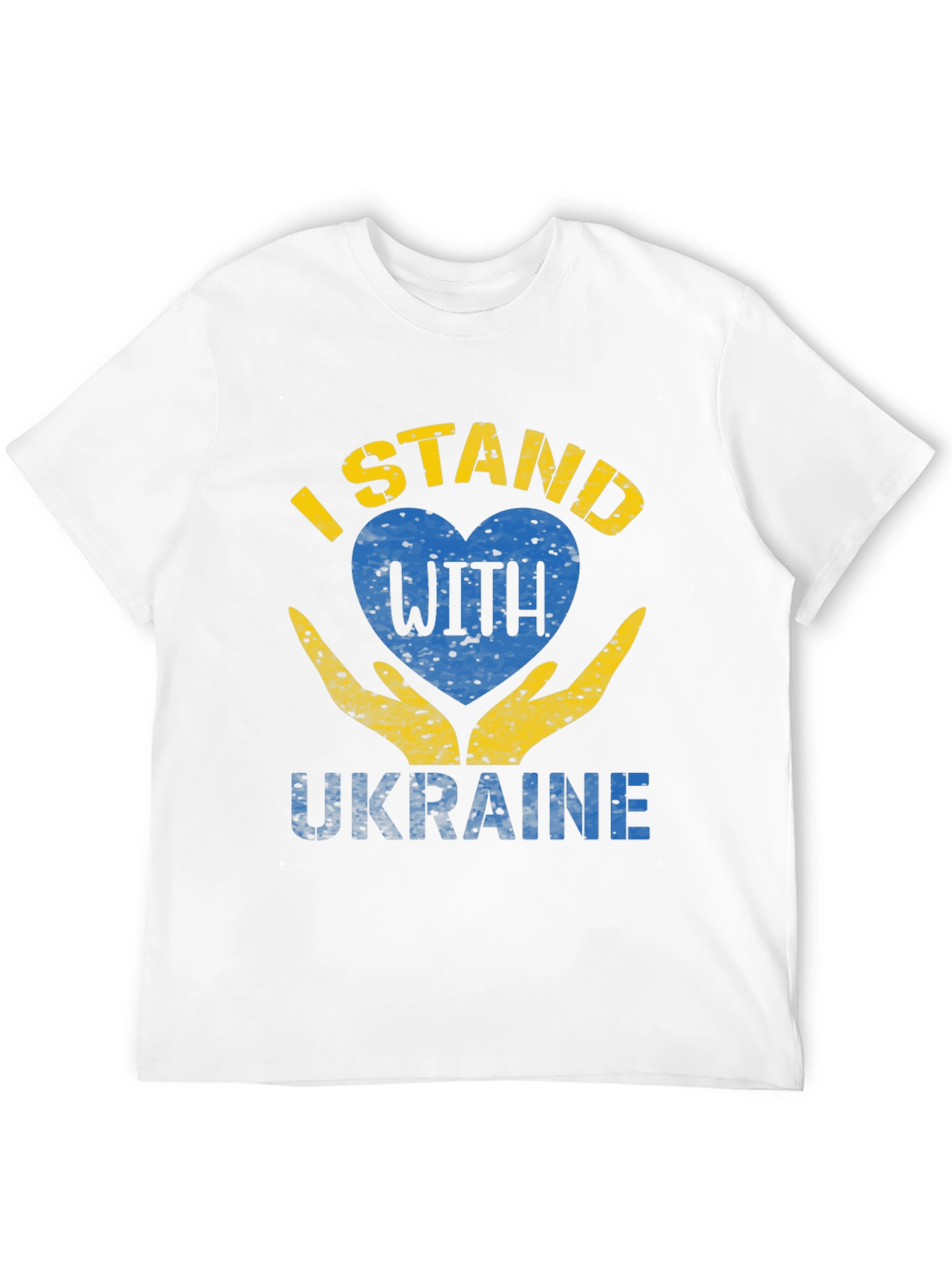 Ukraine Solidarity T-Shirt - I Stand With Ukraine