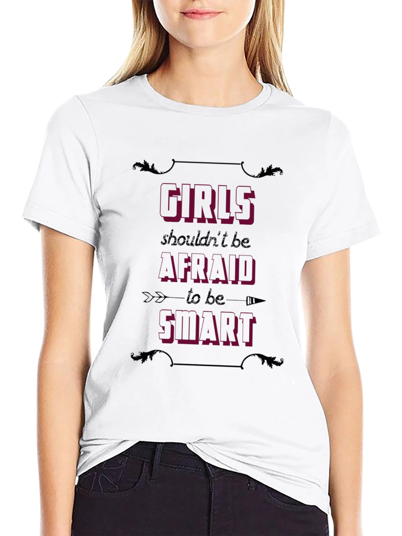 Girls Shouldnt Be Afraid to Be Smart T-Shirt