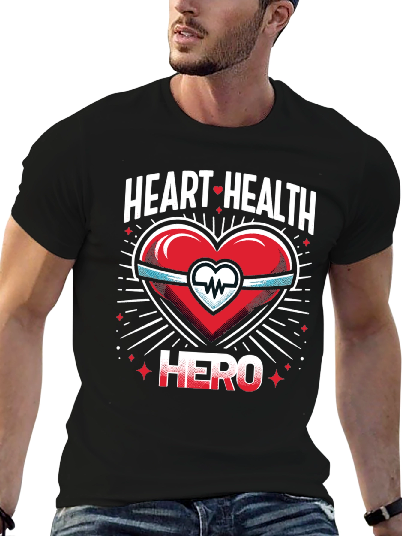 Heart Health Hero Graphic Tee