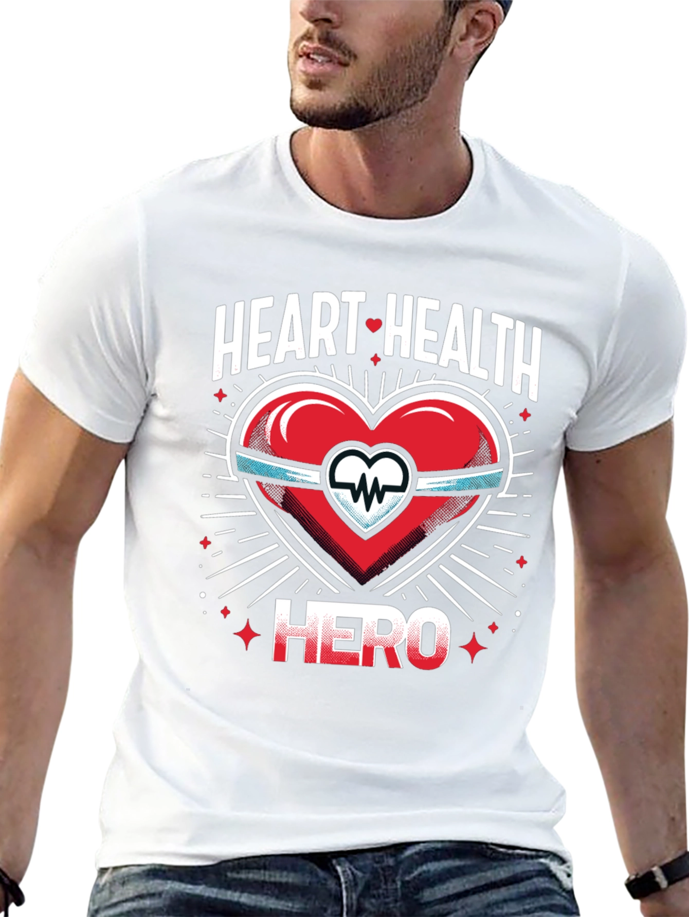 Heart Health Hero Graphic Tee