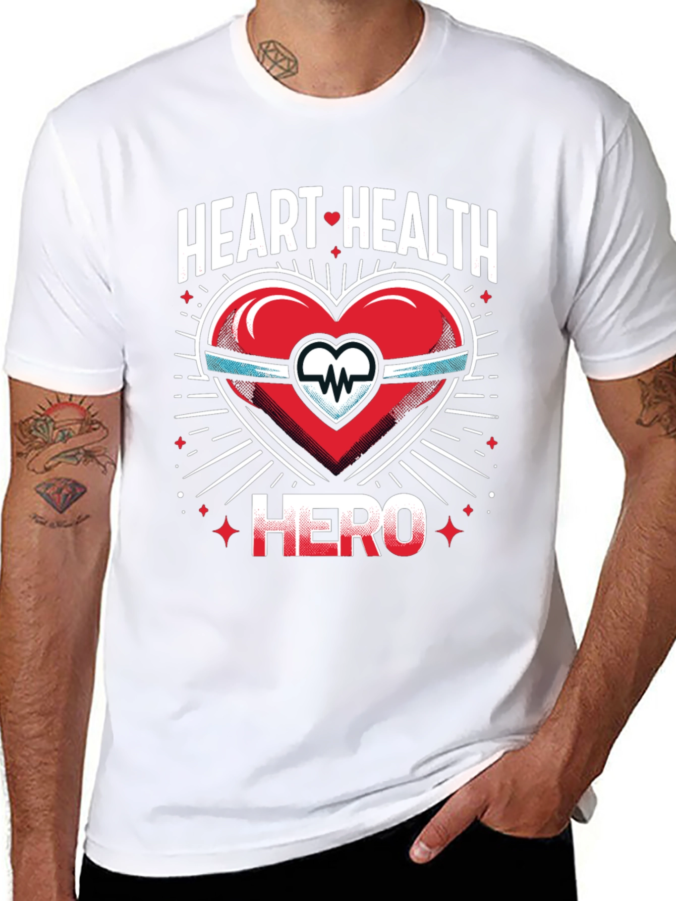 Heart Health Hero Graphic Tee