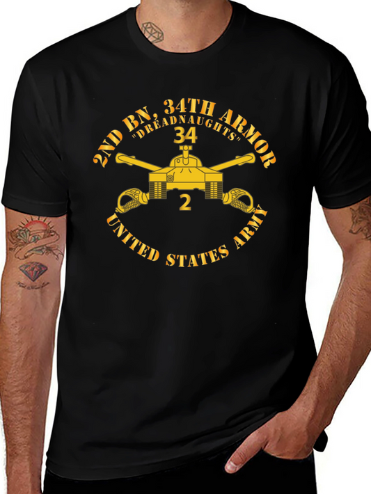 2nd BN 34th Armor Dreadnaughts T-Shirt - US Army