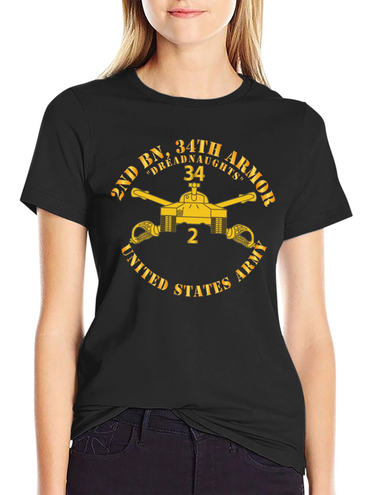 2nd BN 34th Armor Dreadnaughts T-Shirt - US Army