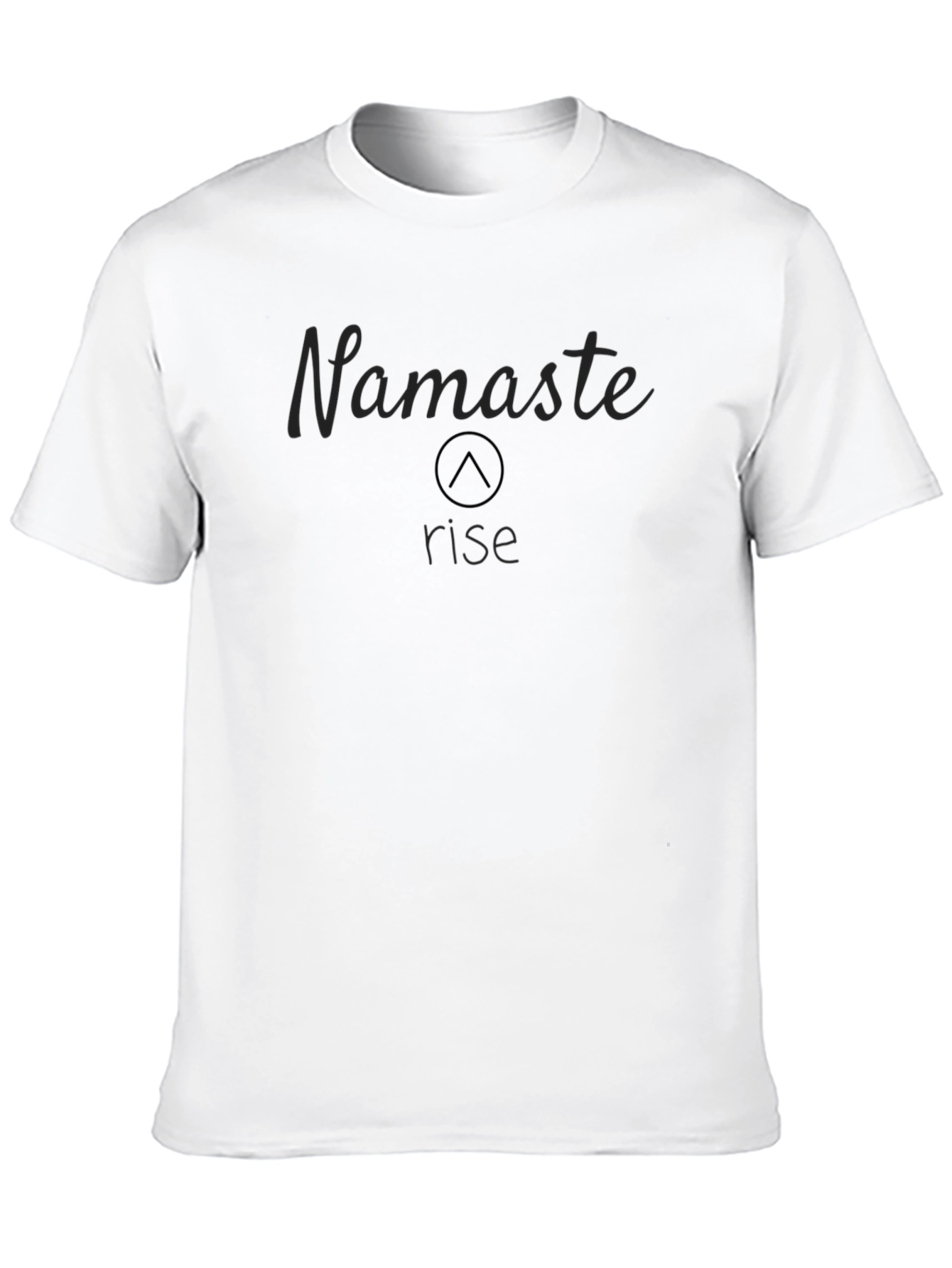 Namaste Rise Graphic Tee - Stylish Comfort