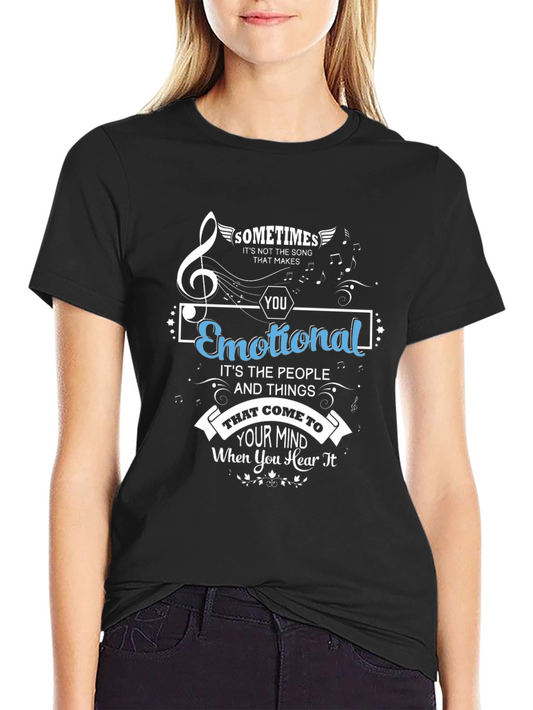 Emotional Song Mens Graphic Tee