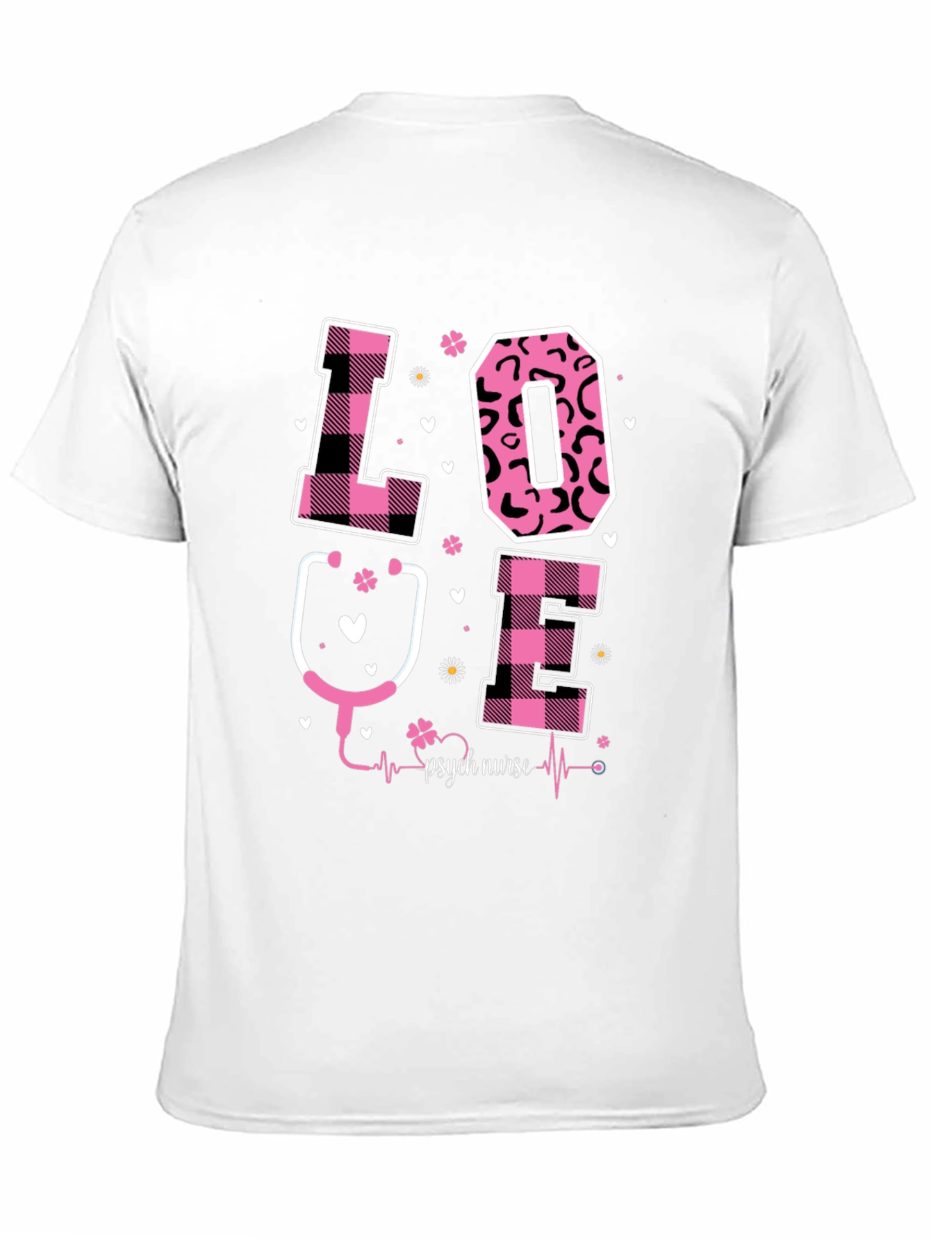 Psych Nurse Love Graphic T-Shirt