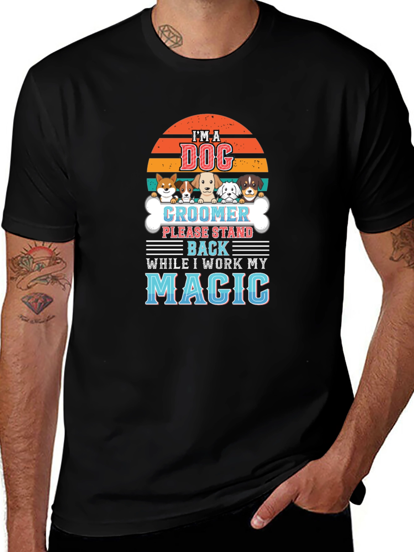 Dog Groomer Magic T-Shirt - Pet Lover Tee