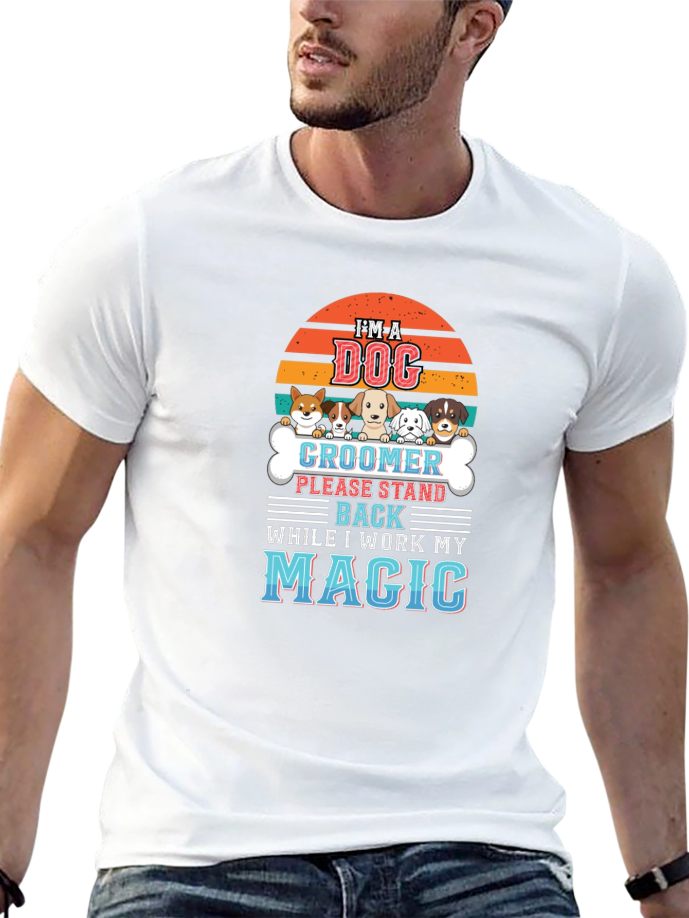 Dog Groomer Magic T-Shirt - Pet Lover Tee