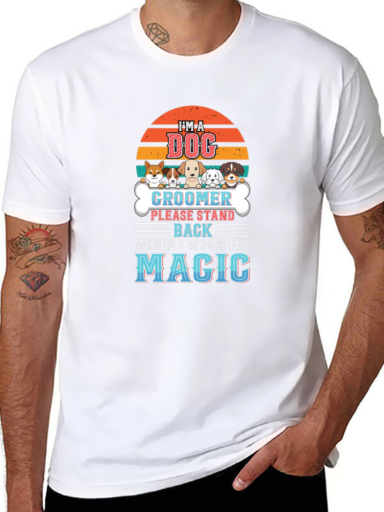 Dog Groomer Magic T-Shirt - Pet Lover Tee