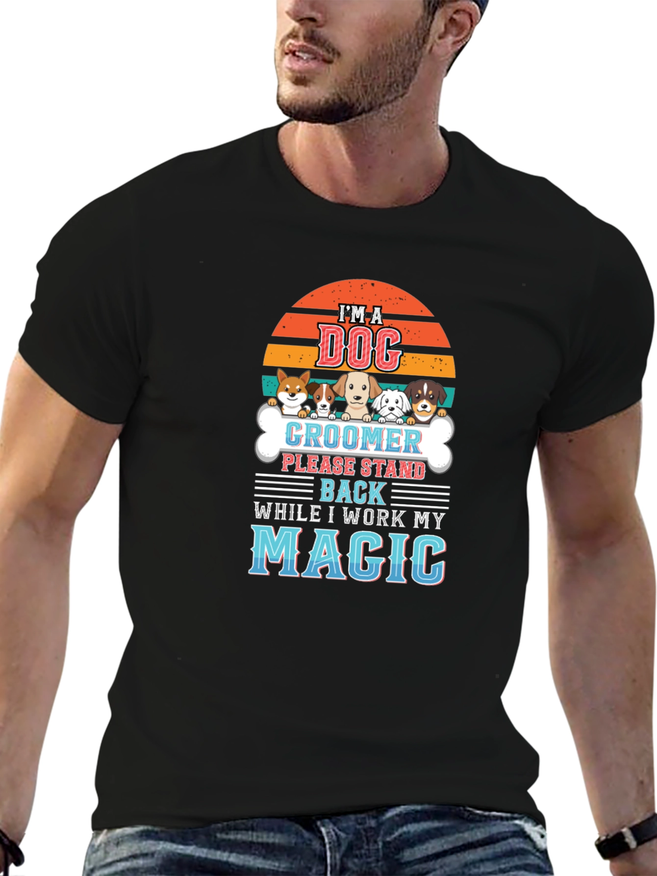 Dog Groomer Magic T-Shirt - Pet Lover Tee