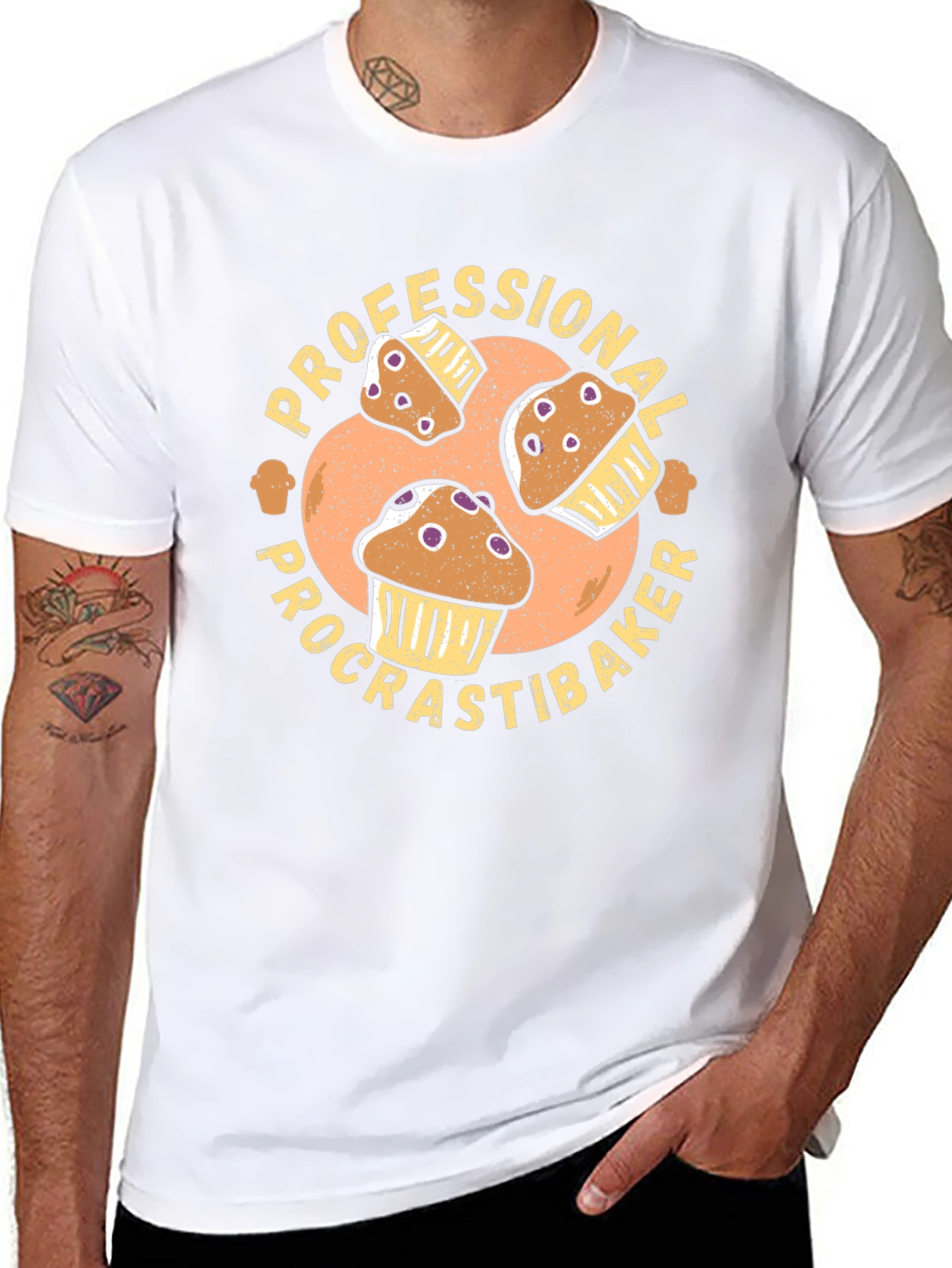 Procrastibaker Graphic Tee - Funny Baking Shirt