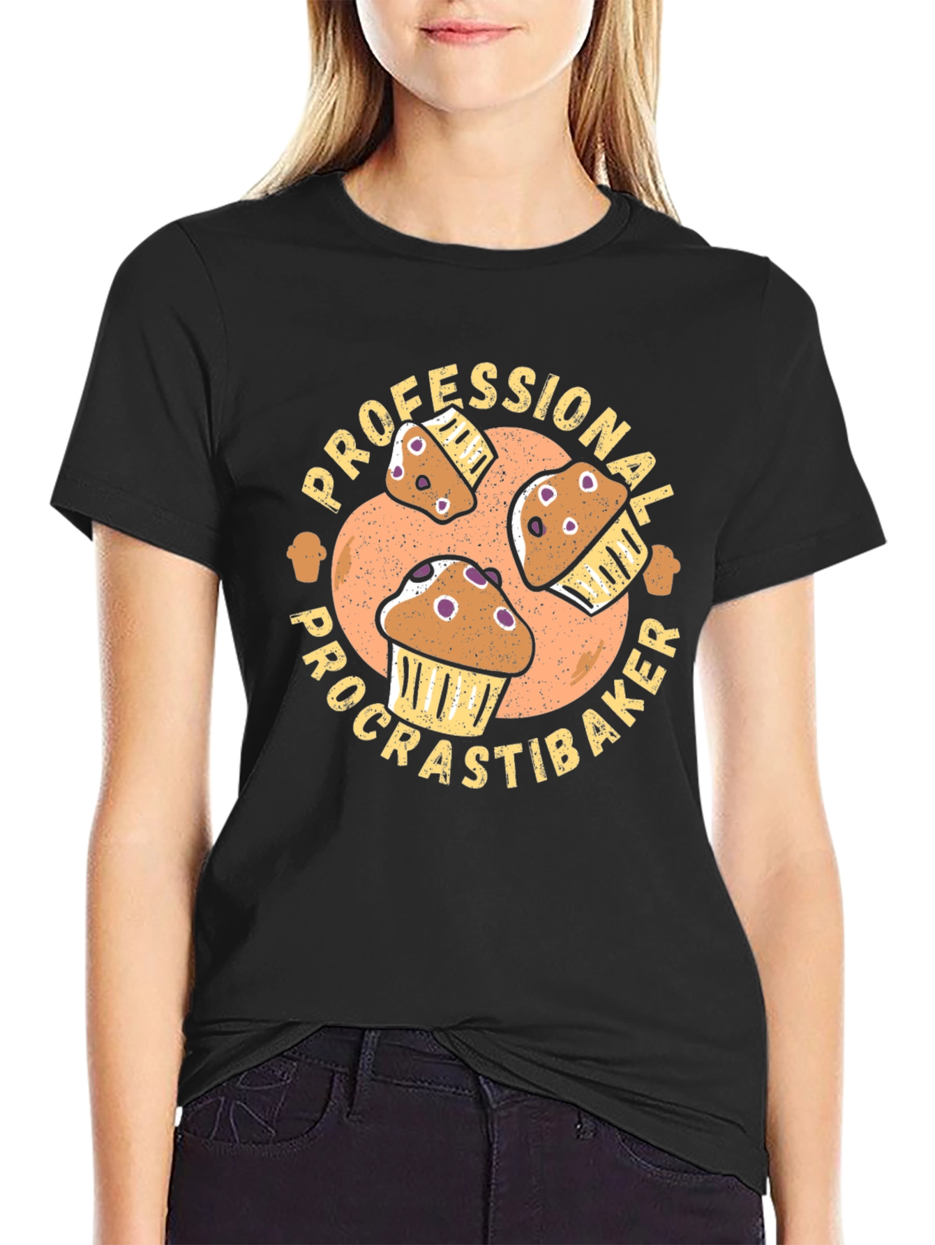 Procrastibaker Graphic Tee - Funny Baking Shirt