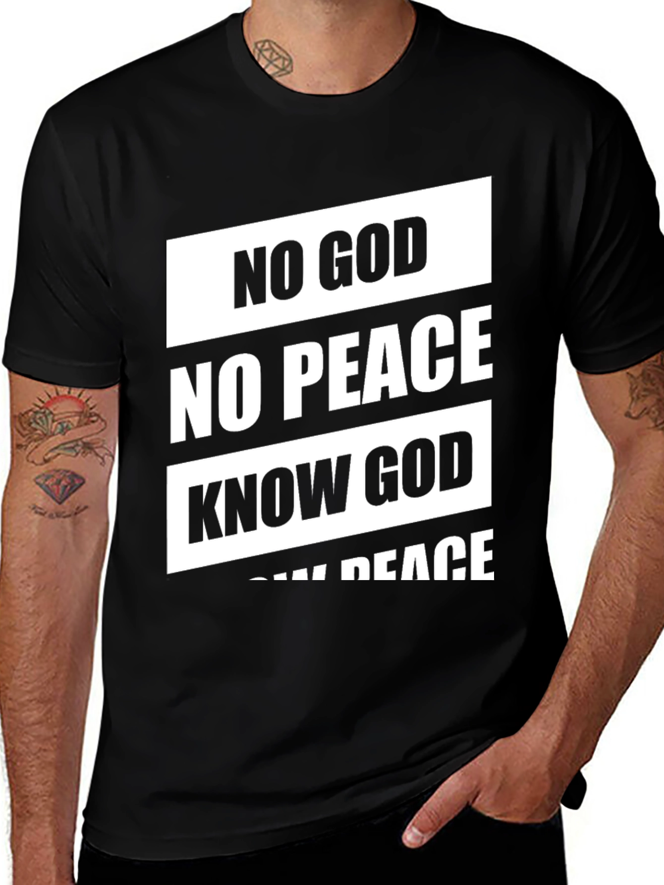 No God No Peace Know God Know Peace T-Shirt