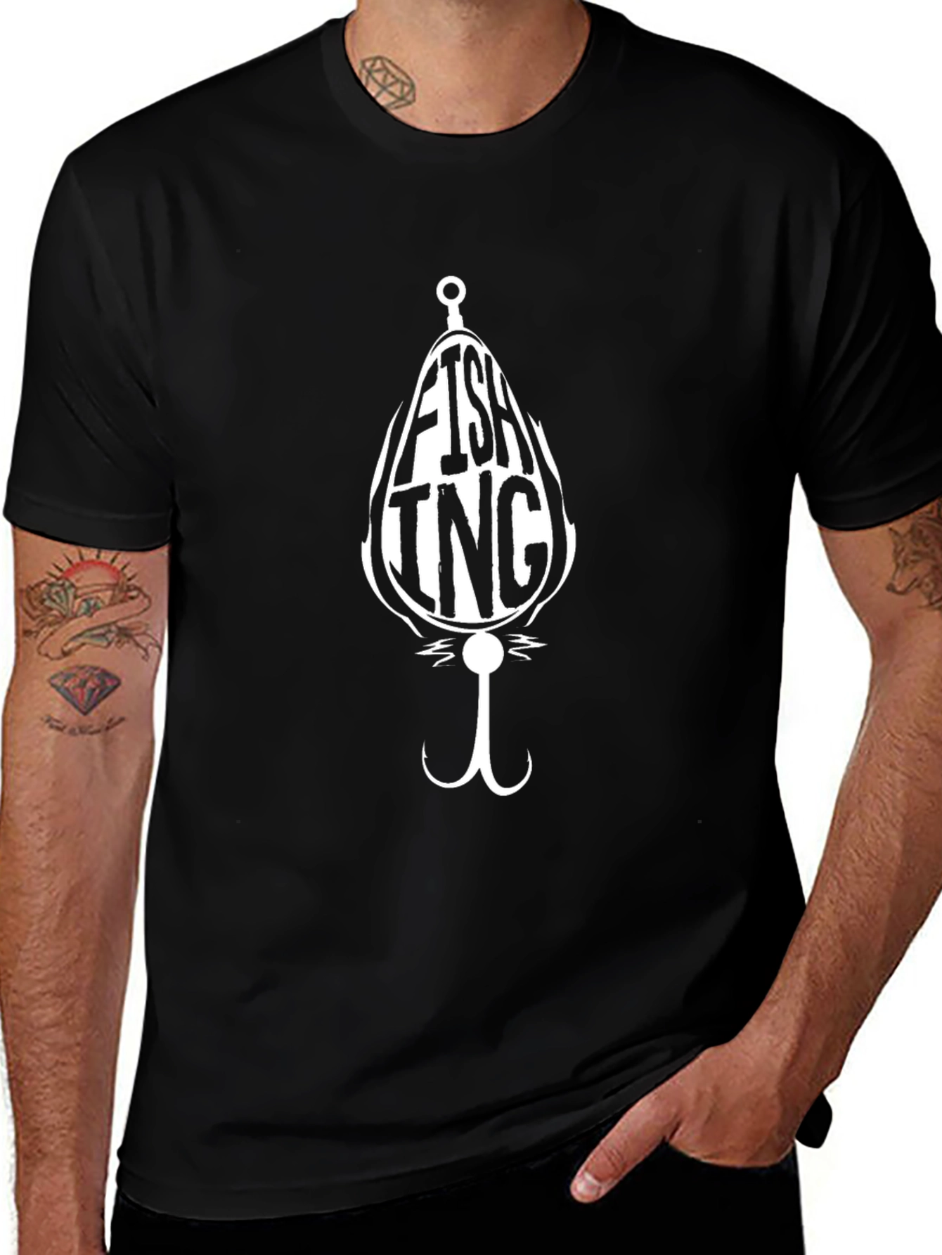 Fishing Inc. Black T-Shirt