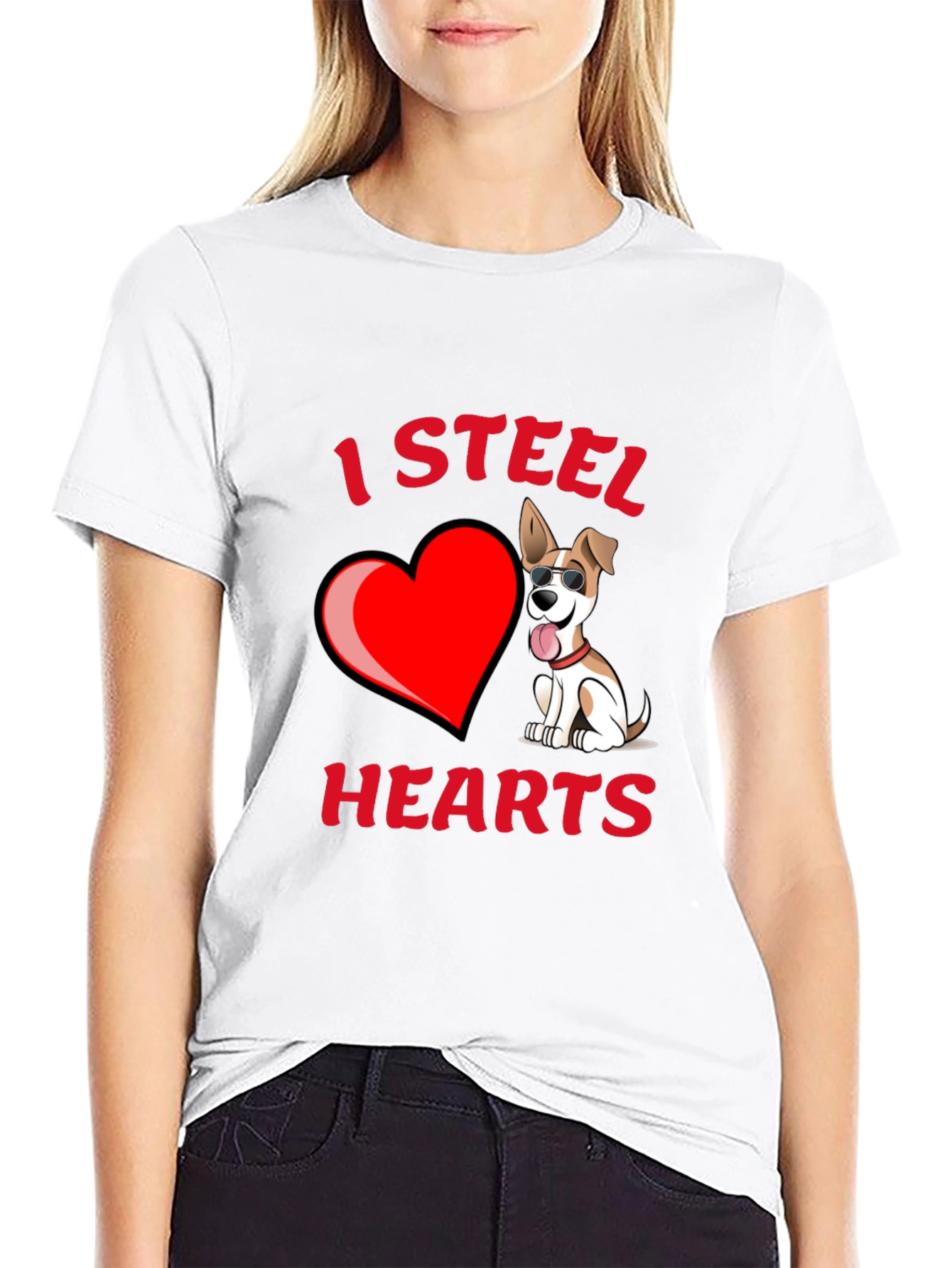I Steal Hearts Dog T-Shirt