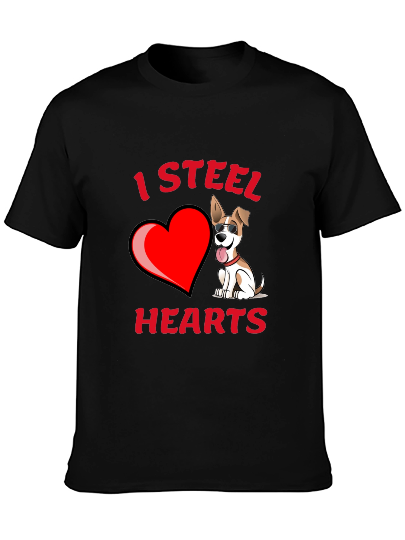 I Steal Hearts Dog T-Shirt