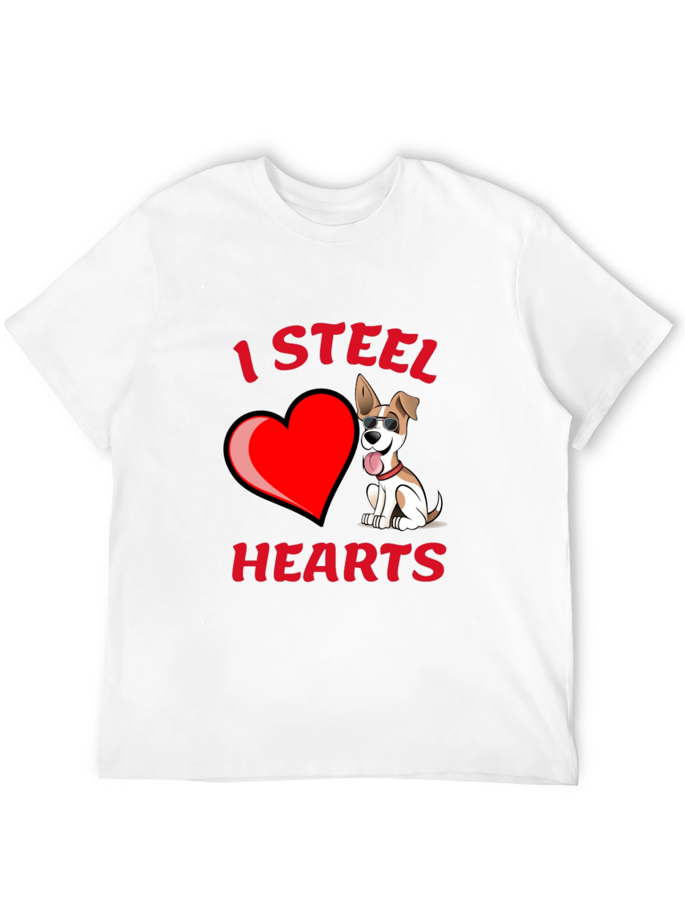 I Steal Hearts Dog T-Shirt