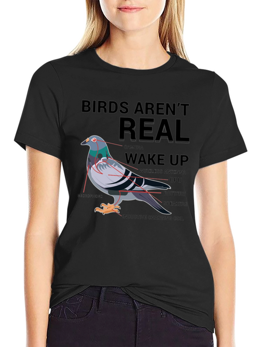 Birds Arent Real Conspiracy T-Shirt