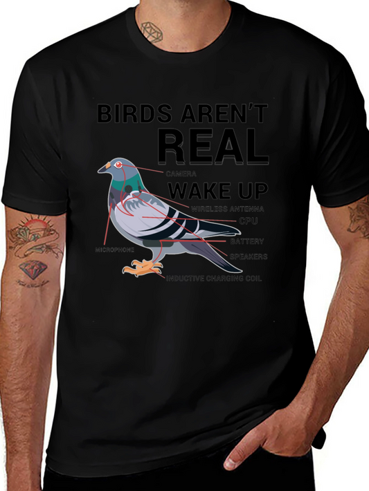 Birds Arent Real Conspiracy T-Shirt
