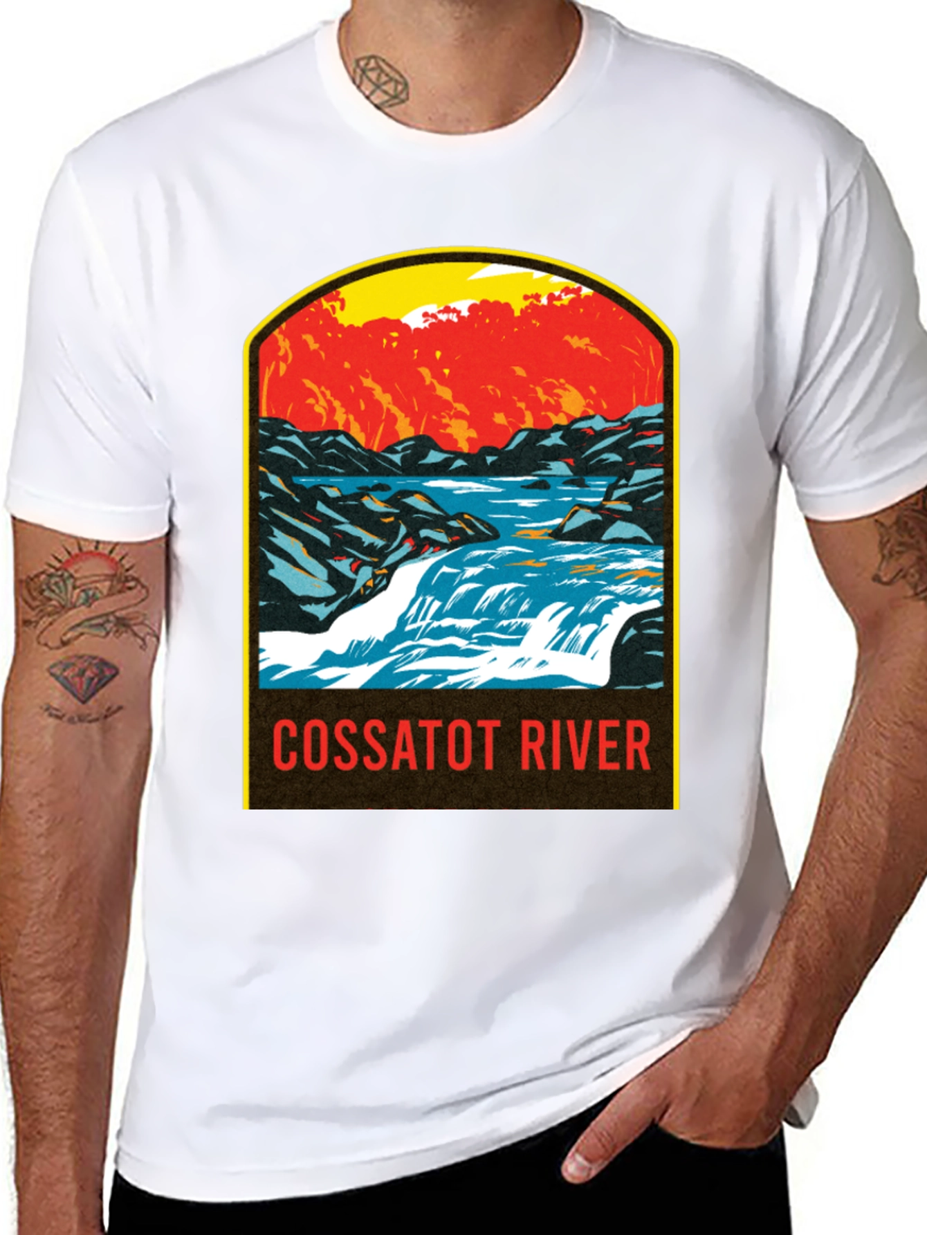Cossatot River Graphic Tee - Arkansas Nature T-Shirt