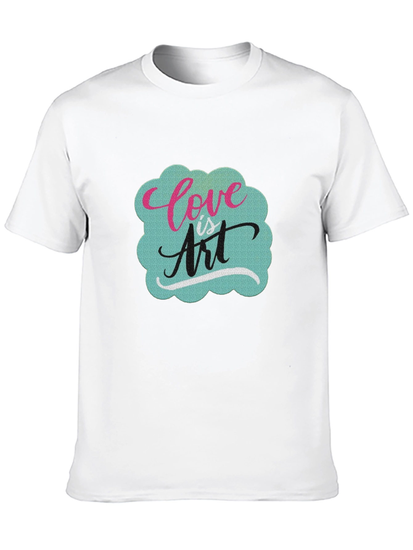 Love is Art Graphic Tee - Soft Cotton Blend