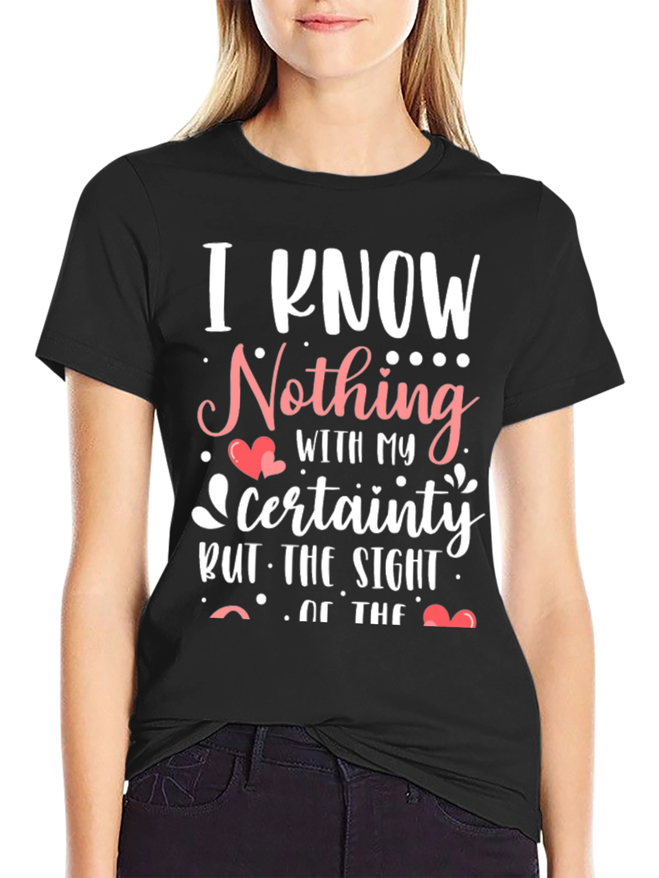 I Know Nothing T-Shirt Funny Slogan Tee