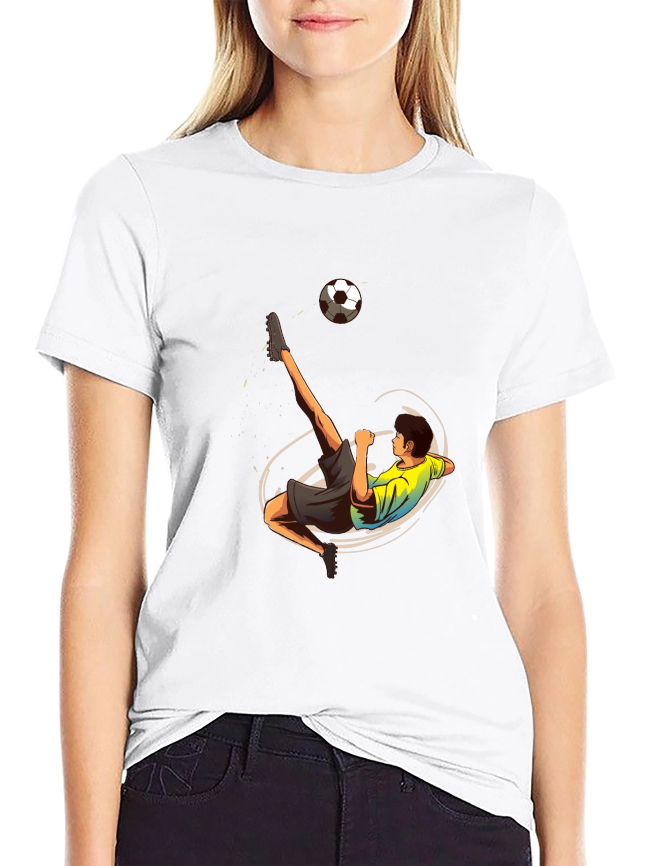 Soccer Kick Graphic T-Shirt