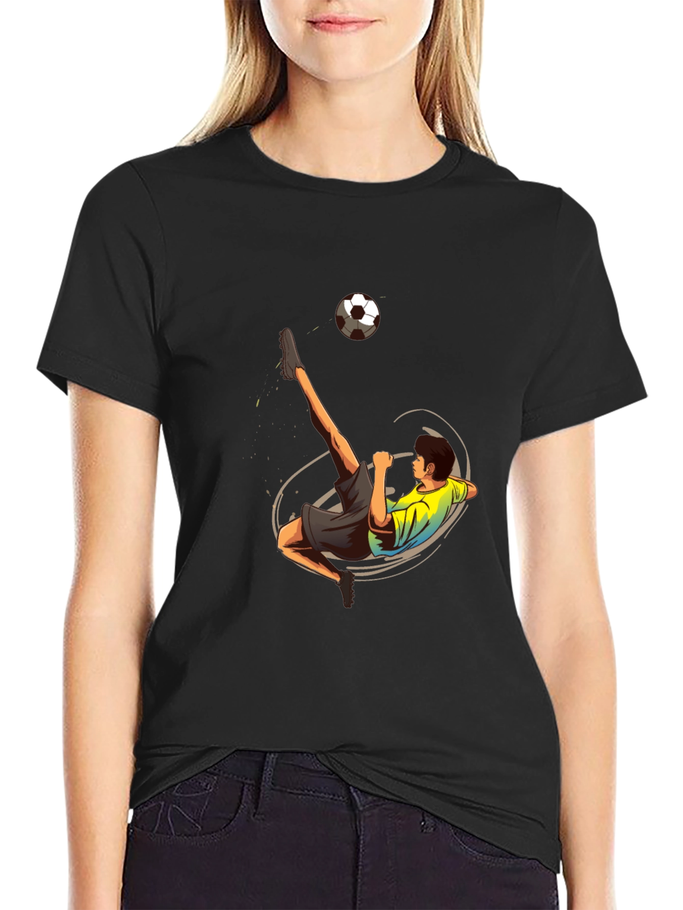 Soccer Kick Graphic T-Shirt