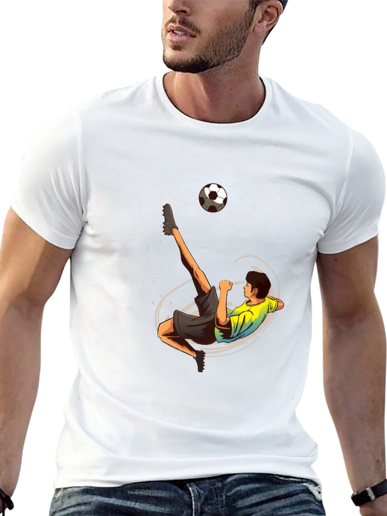 Soccer Kick Graphic T-Shirt