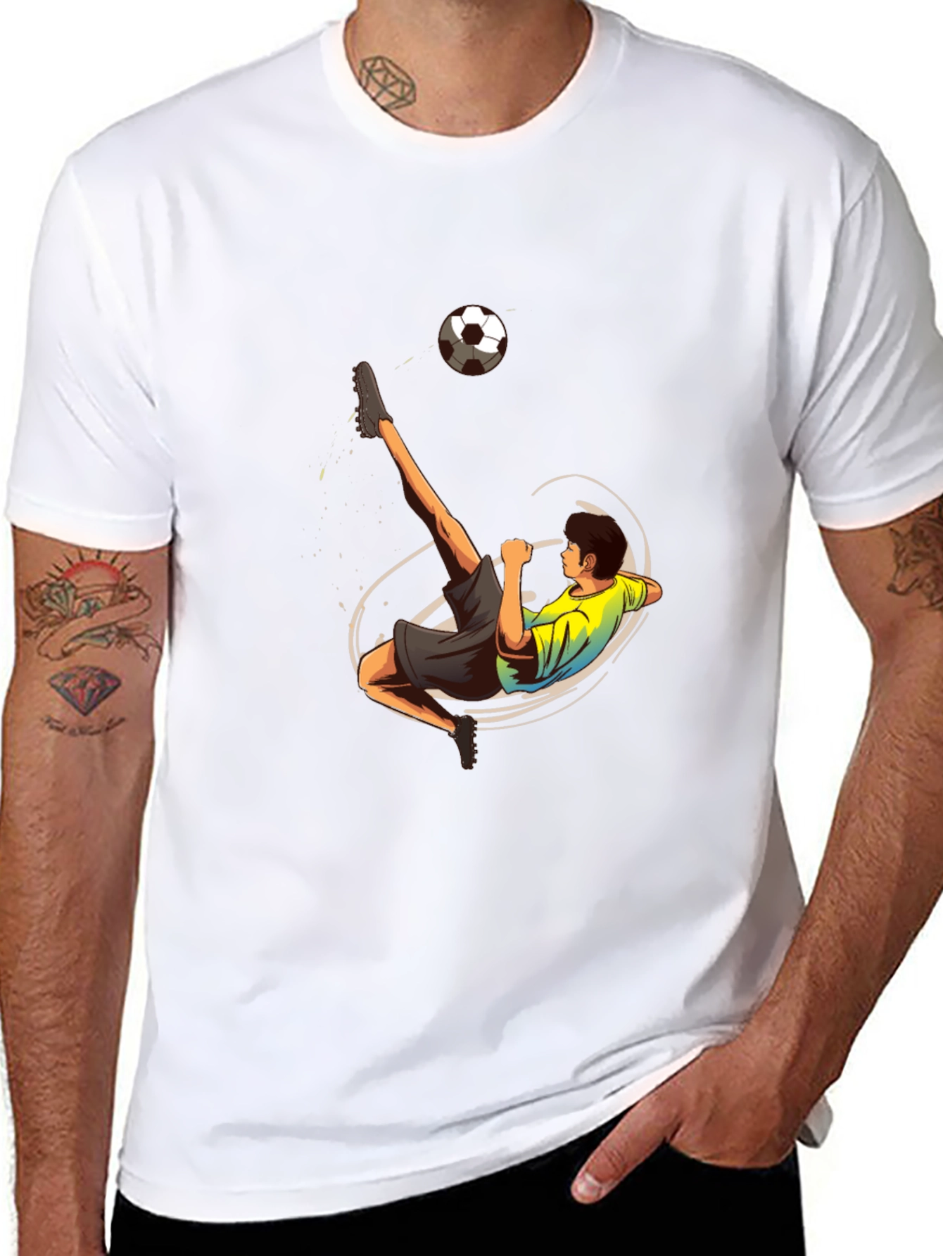 Soccer Kick Graphic T-Shirt