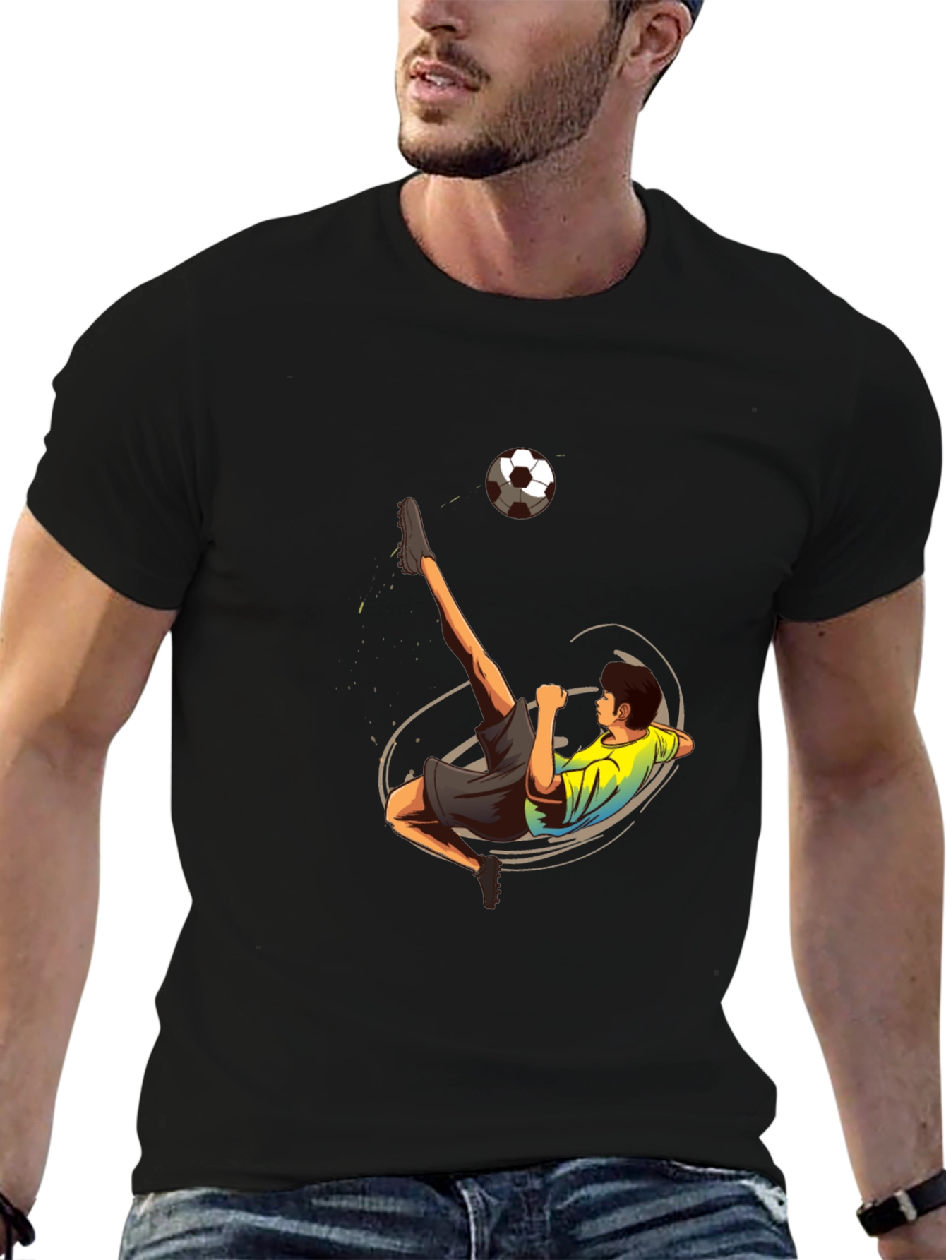 Soccer Kick Graphic T-Shirt